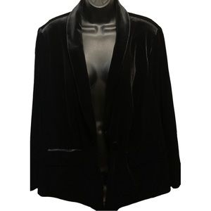 INC black velvet blazer NWT size 1X & 2X NWT